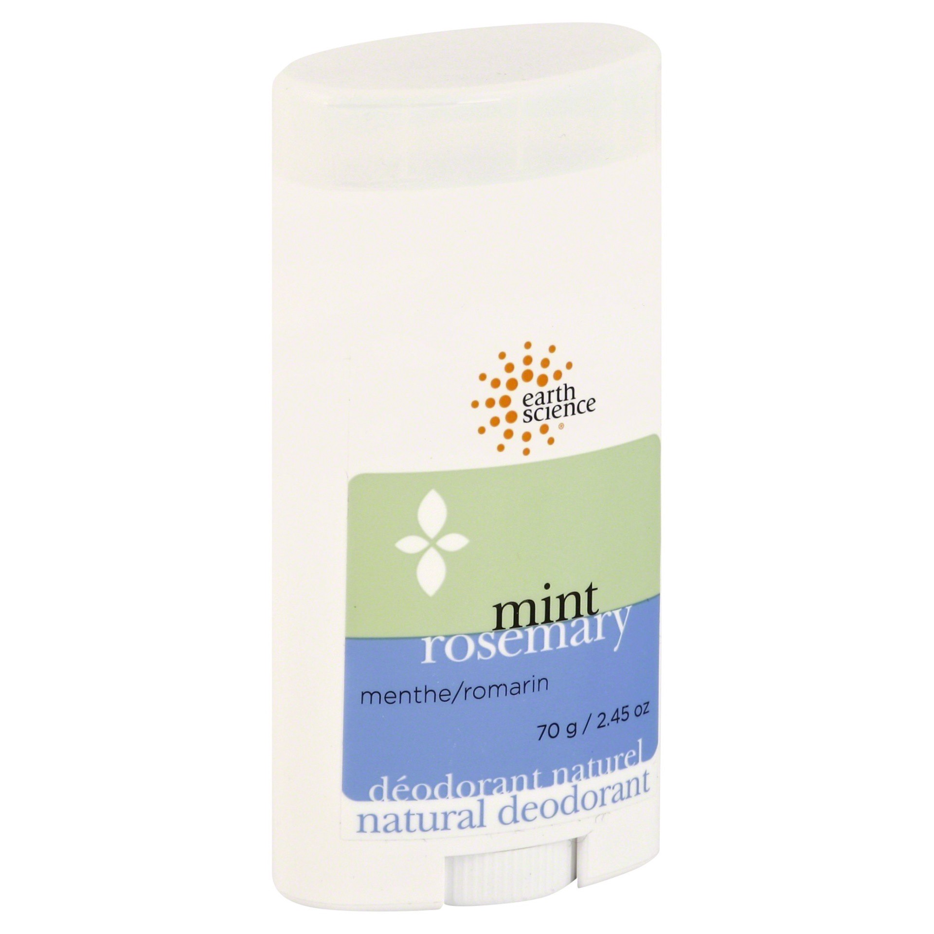 slide 1 of 1, Earth Science Mint Rosemary Deodorant, 2.5 oz