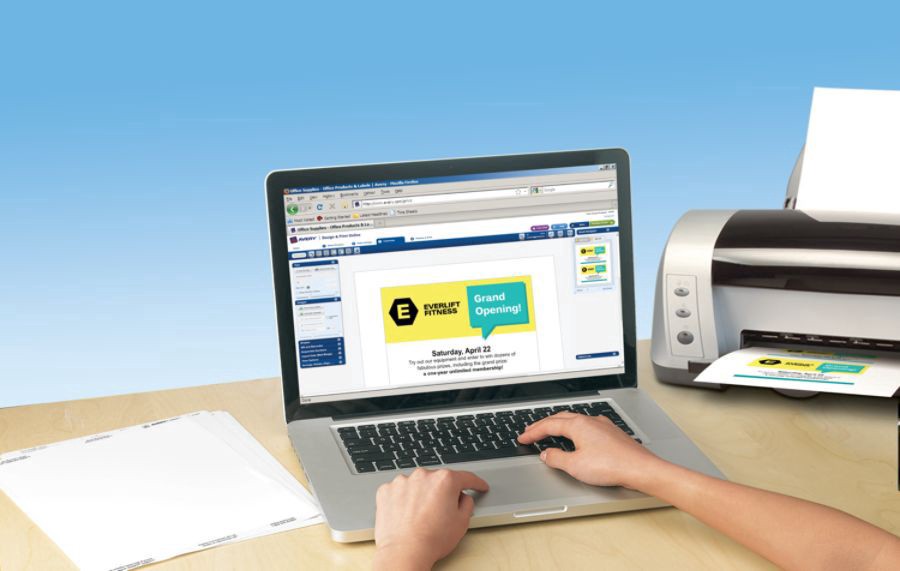 slide 9 of 10, Avery Inkjet Print-To-The-Edge Postcards, White, 100 ct