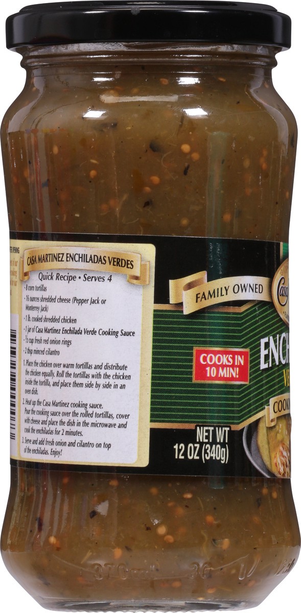 slide 9 of 9, Casa Martinez Verde Enchilada Cooking Sauce 12 oz, 12 oz