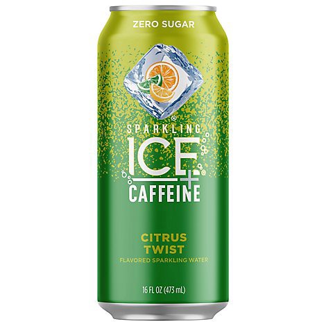 slide 1 of 1, Sparkling Ice Sparkling Water With Caffeine Citrus Twist - 16 Fl. Oz., 16 fl oz