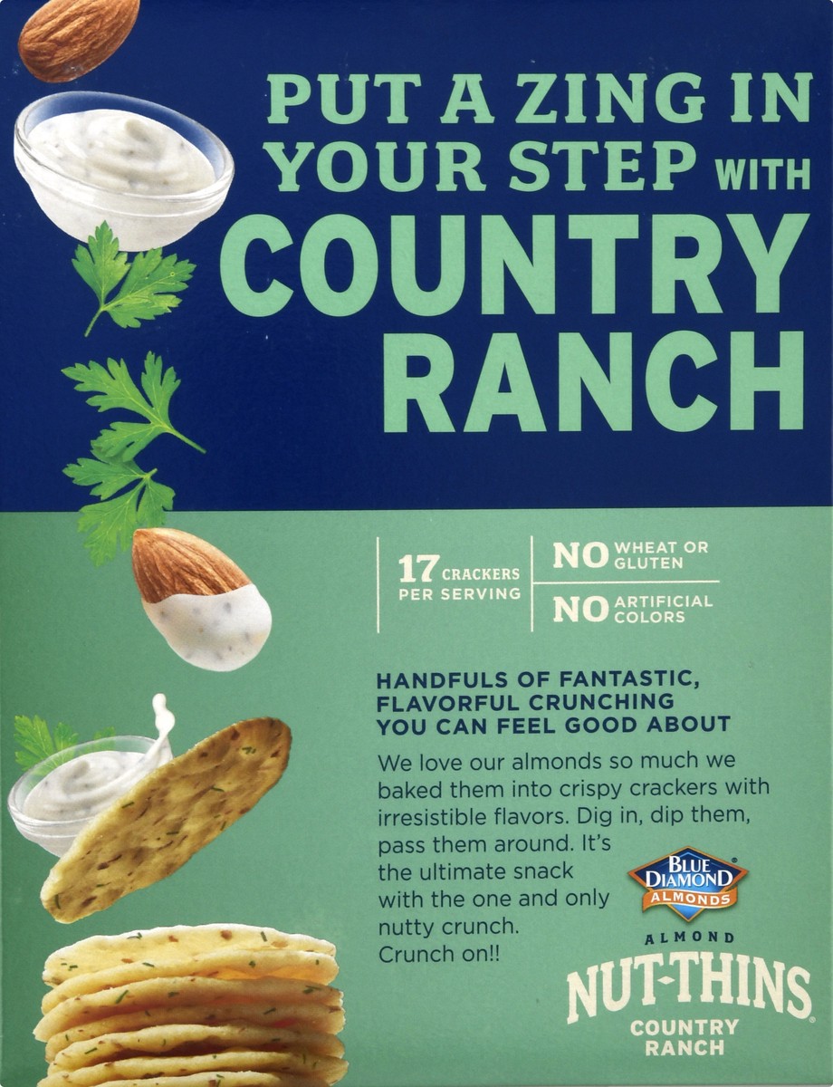 slide 5 of 9, Blue Diamond Nut Thins Country Ranch, 4.25 oz