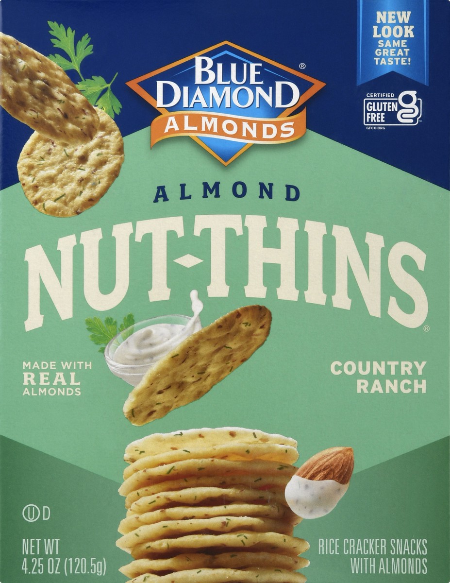 slide 6 of 9, Blue Diamond Nut Thins Country Ranch, 4.25 oz