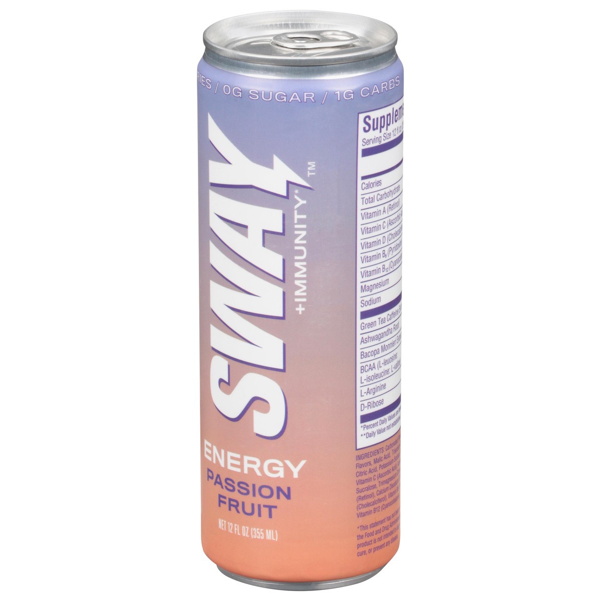 slide 13 of 13, Sway Energy Passion Fruit - 12 oz, 12 oz