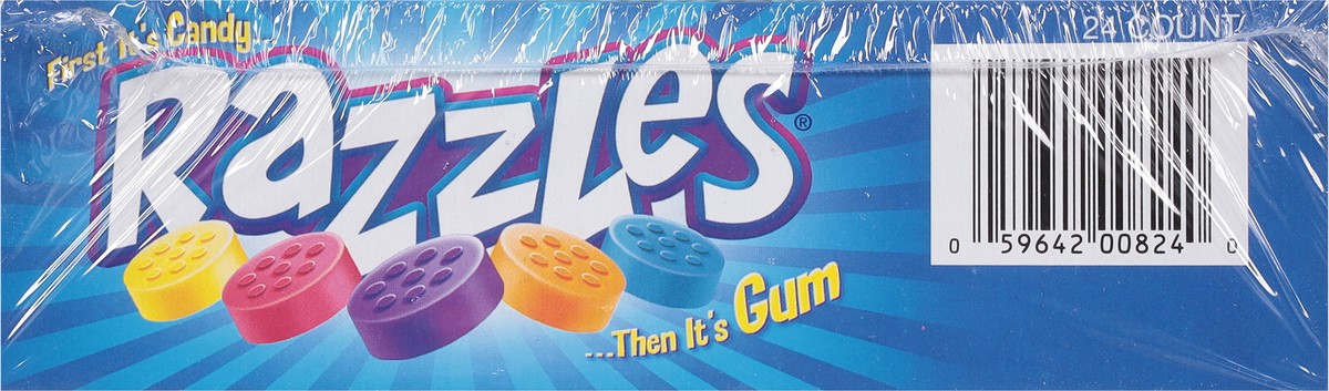 slide 12 of 13, Razzles Gum 24 - 1.4 oz Packages, 24 ct