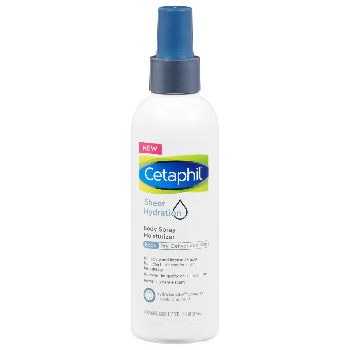 slide 1 of 1, Cetaphil Sheer Hydration Body Spray Moisturizer, 7 oz