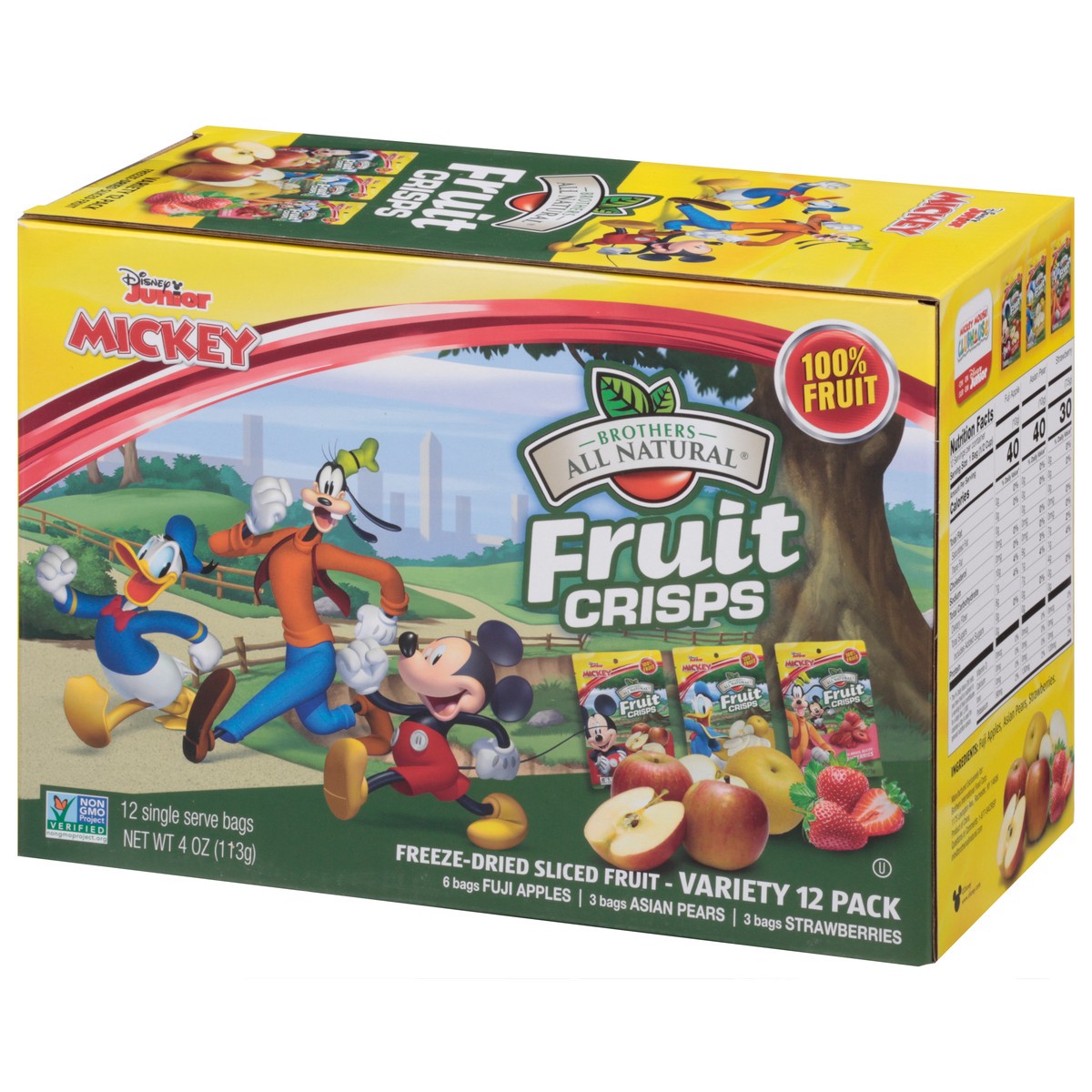 slide 5 of 14, Brothers All Natural Variety 12 Pack Disney Junior Fruit Crisps 12 ea, 12 ct