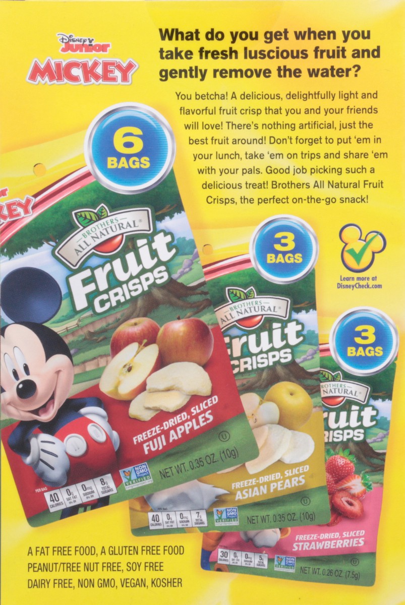 slide 7 of 14, Brothers All Natural Variety 12 Pack Disney Junior Fruit Crisps 12 ea, 12 ct