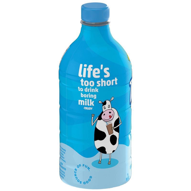 slide 6 of 7, TruMoo Ultra-Pasteurized 1% Lowfat Chocolate Milk 48 Fl Oz, 48 fl oz