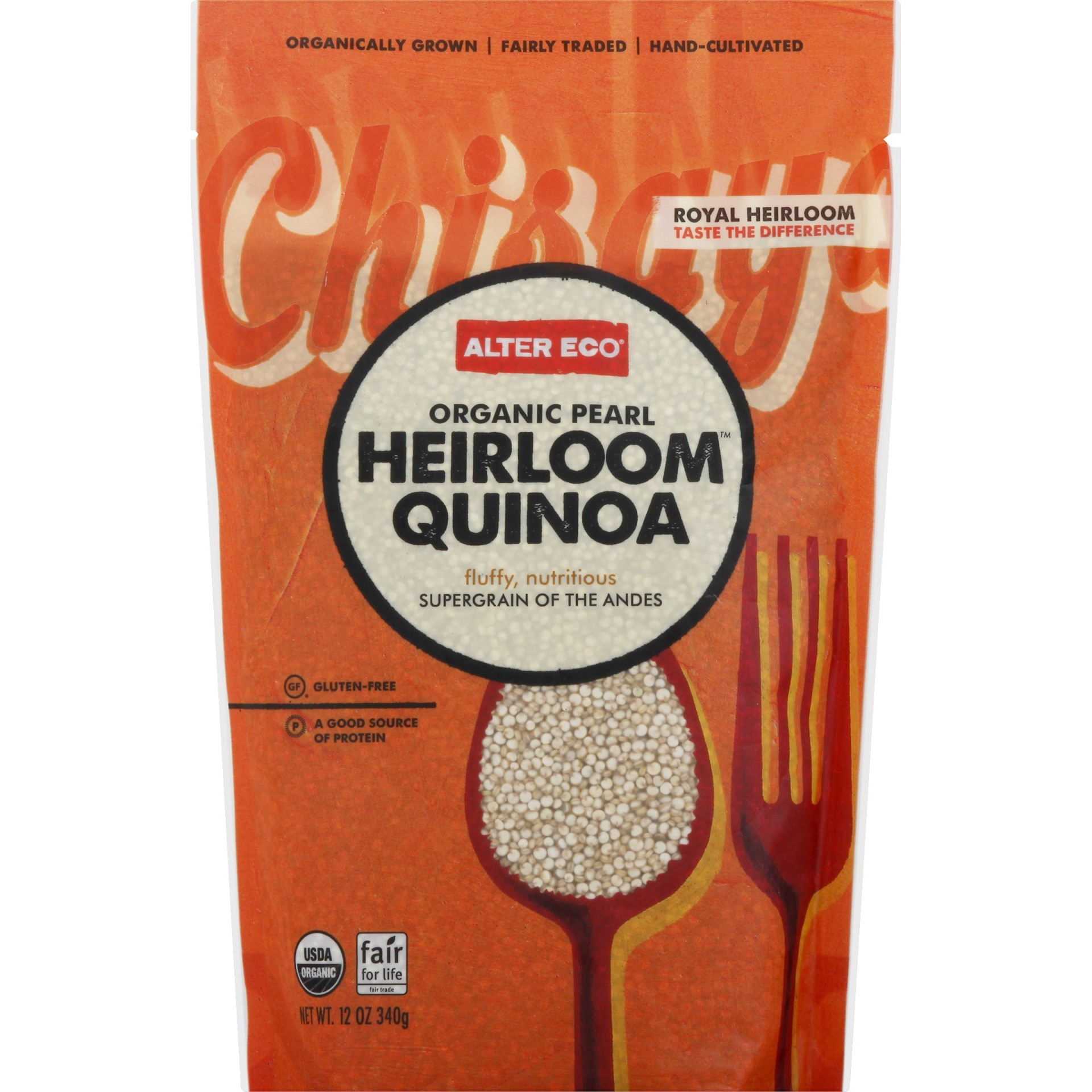 slide 1 of 11, Alter Eco Organic Royal Pearl Heirloom Quinoa, 12 oz