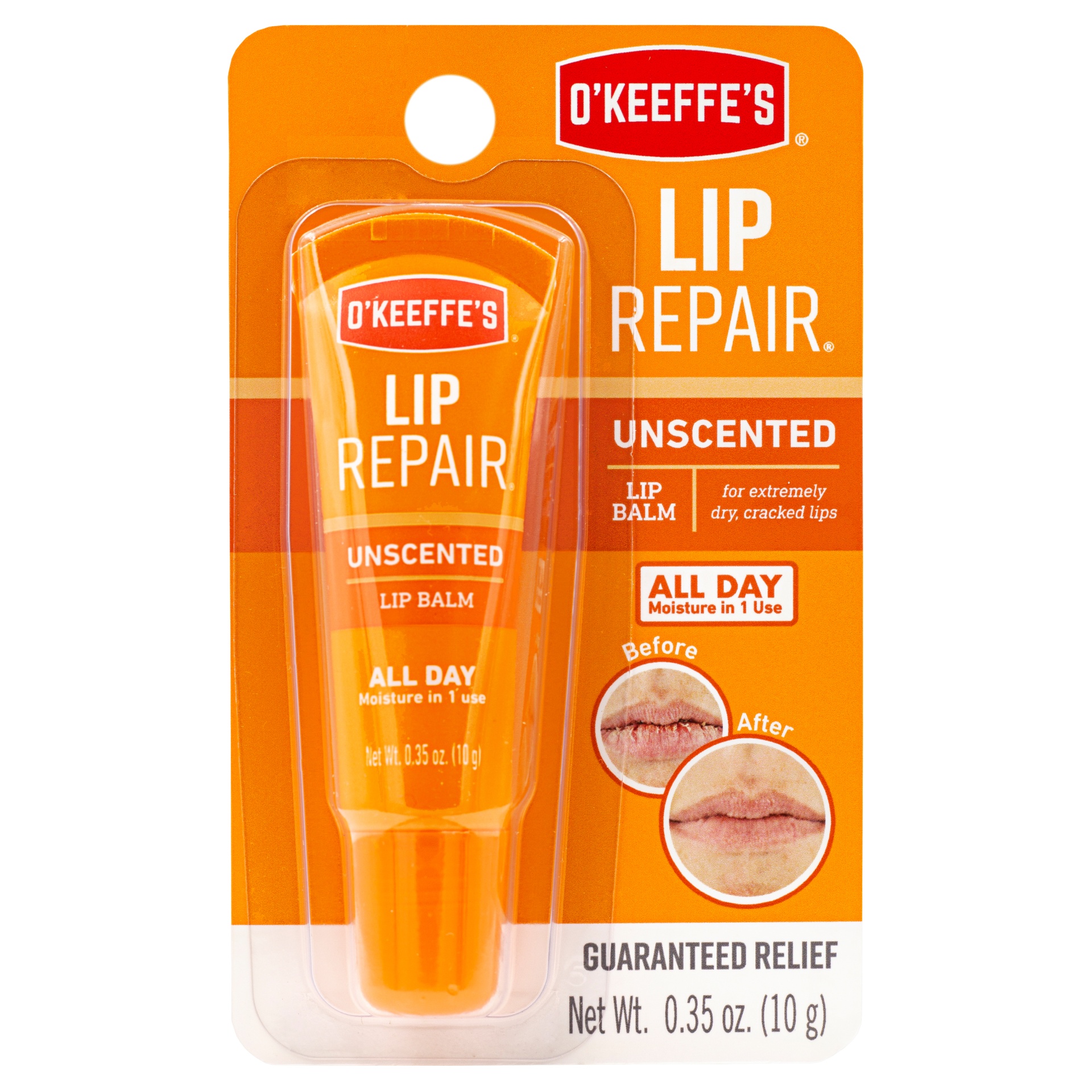 slide 1 of 1, O'Keeffe's Lip Repair Original Tube .35oz, 0.25 oz