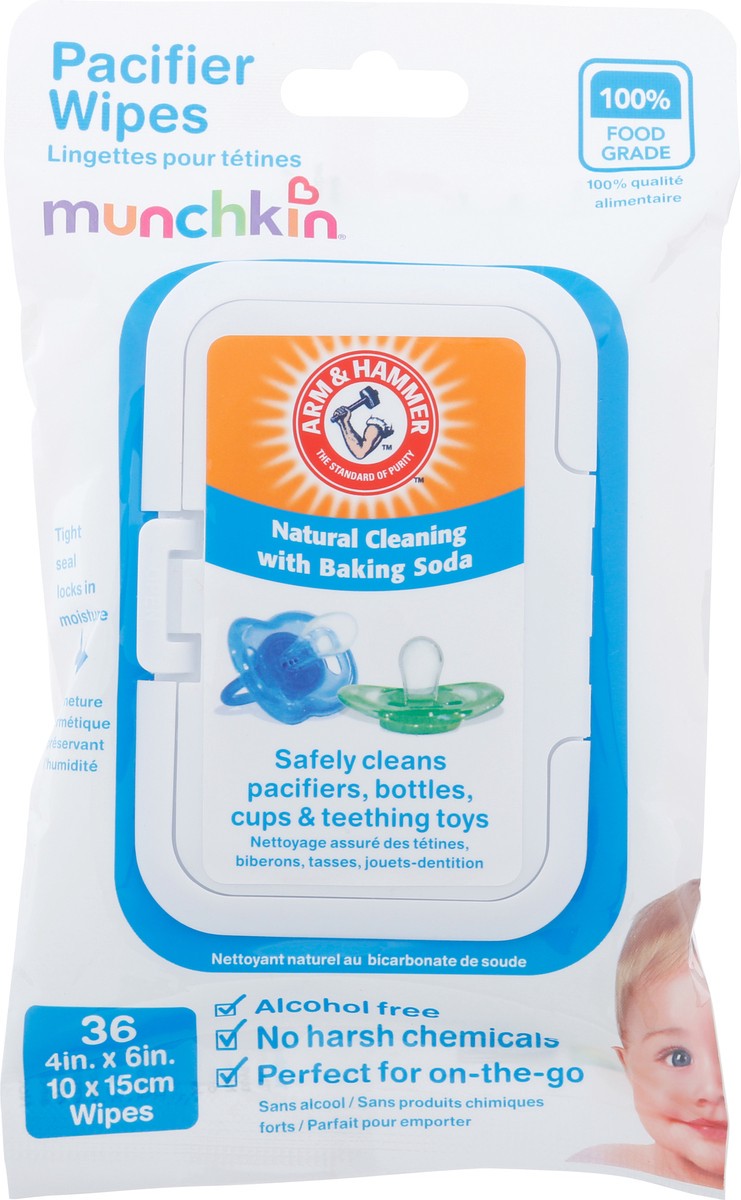 slide 2 of 11, Munchkin Arm & Hammer Pacifier Wipes, 36 ct