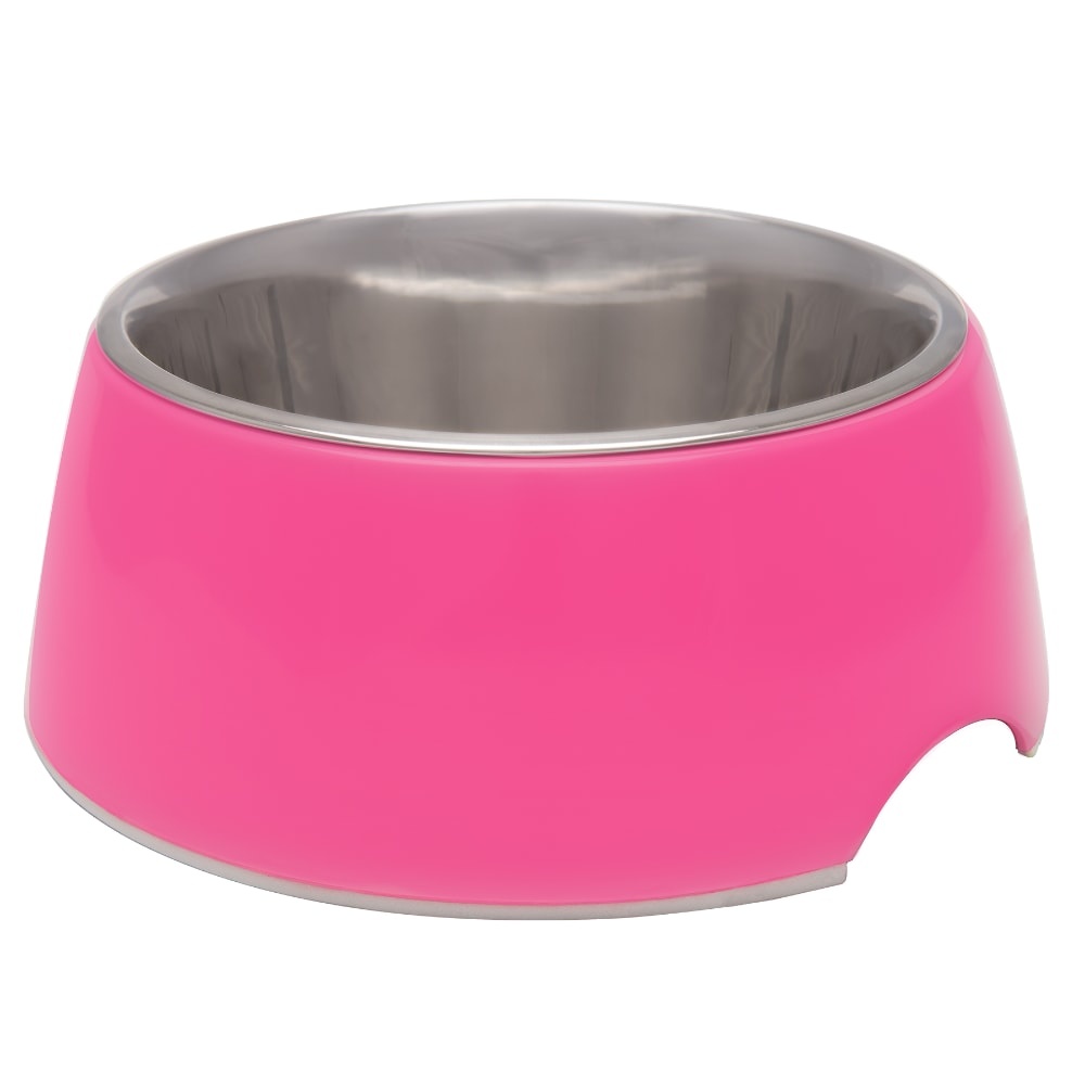 slide 1 of 1, Retro Bowl Xs Small Pet Bowl - Hot Pink, 1 ct