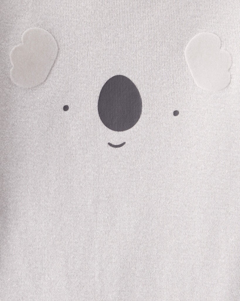 slide 4 of 5, Carter's Carters Baby Girl 4-Pack Koala Print Cotton Long-Sleeve Multipack Bodysuits - Purple/White/Pink Multi 6M, 1 ct