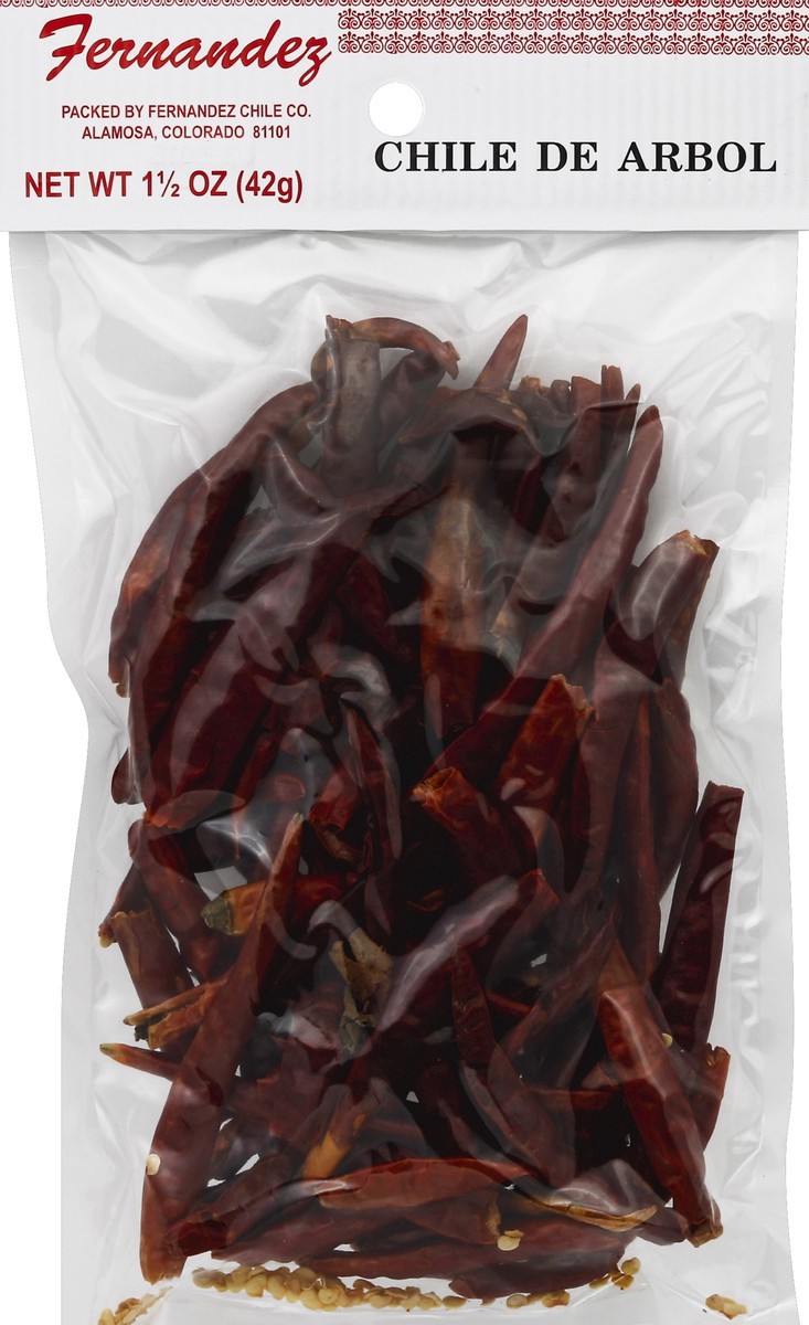 slide 3 of 3, Fernandez Chile de Arbol 1.5 oz, 1.5 oz