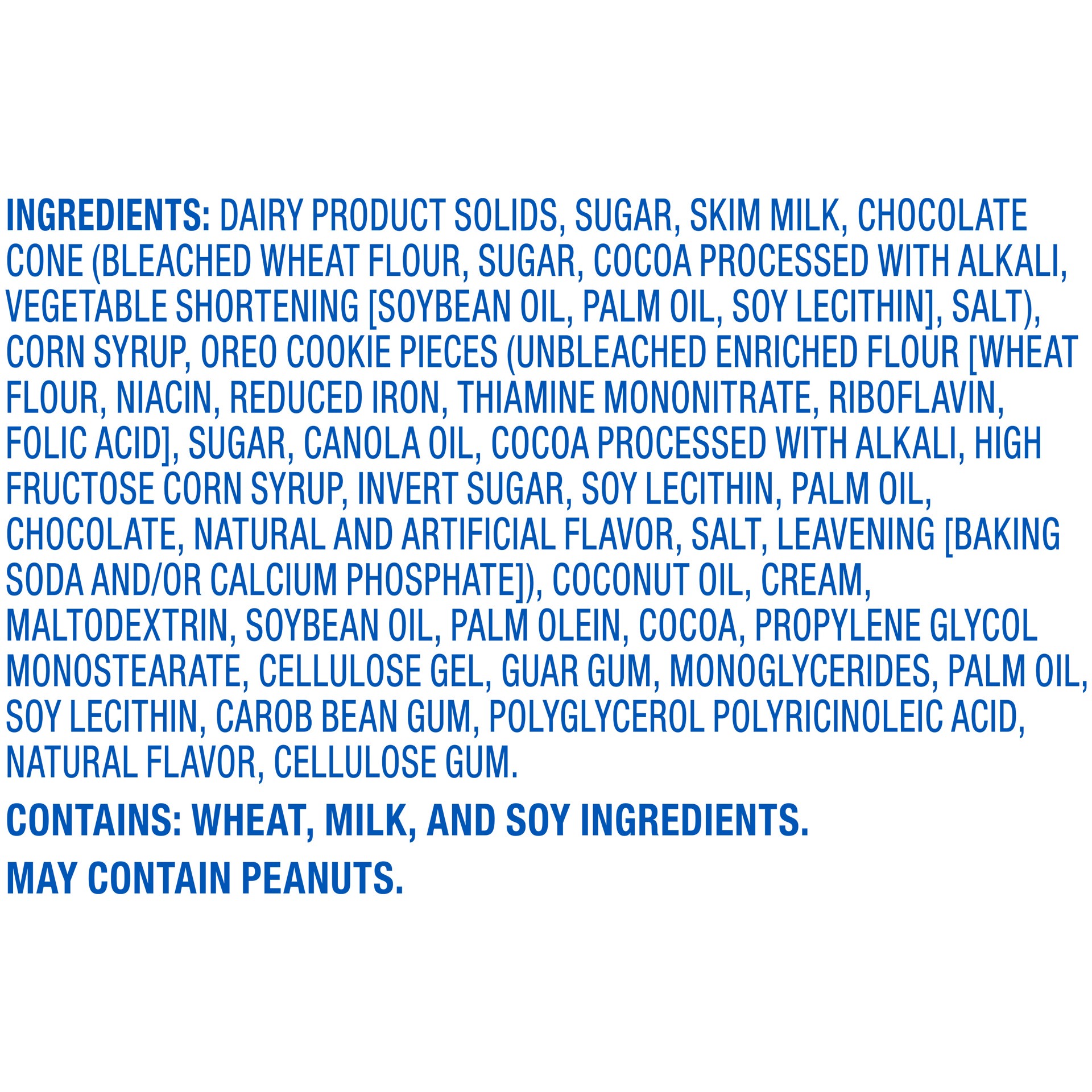 slide 4 of 5, Oreo Frozen Dairy Dessert Cones 4 ea, 4 ct