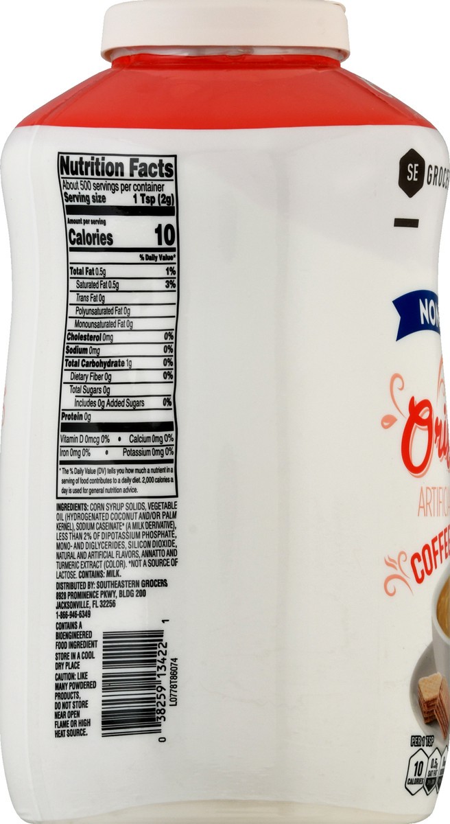 slide 11 of 12, SE Grocers Original Creamer- 35 oz, 35 oz