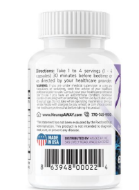 slide 2 of 4, NeuropAWAY PM Nighttime Nerve Support Formula 60 ea, 60 ct