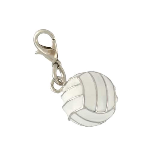 slide 1 of 3, Volleyball Charm By Bead Landing, 15 mm
