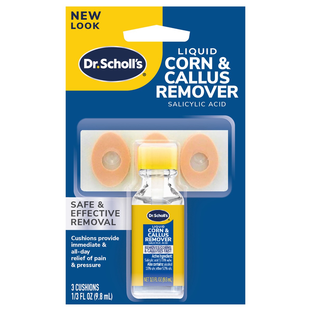 slide 1 of 3, Dr. Scholl's Liquid Corn & Callus Remover 1 ea, 1 ct