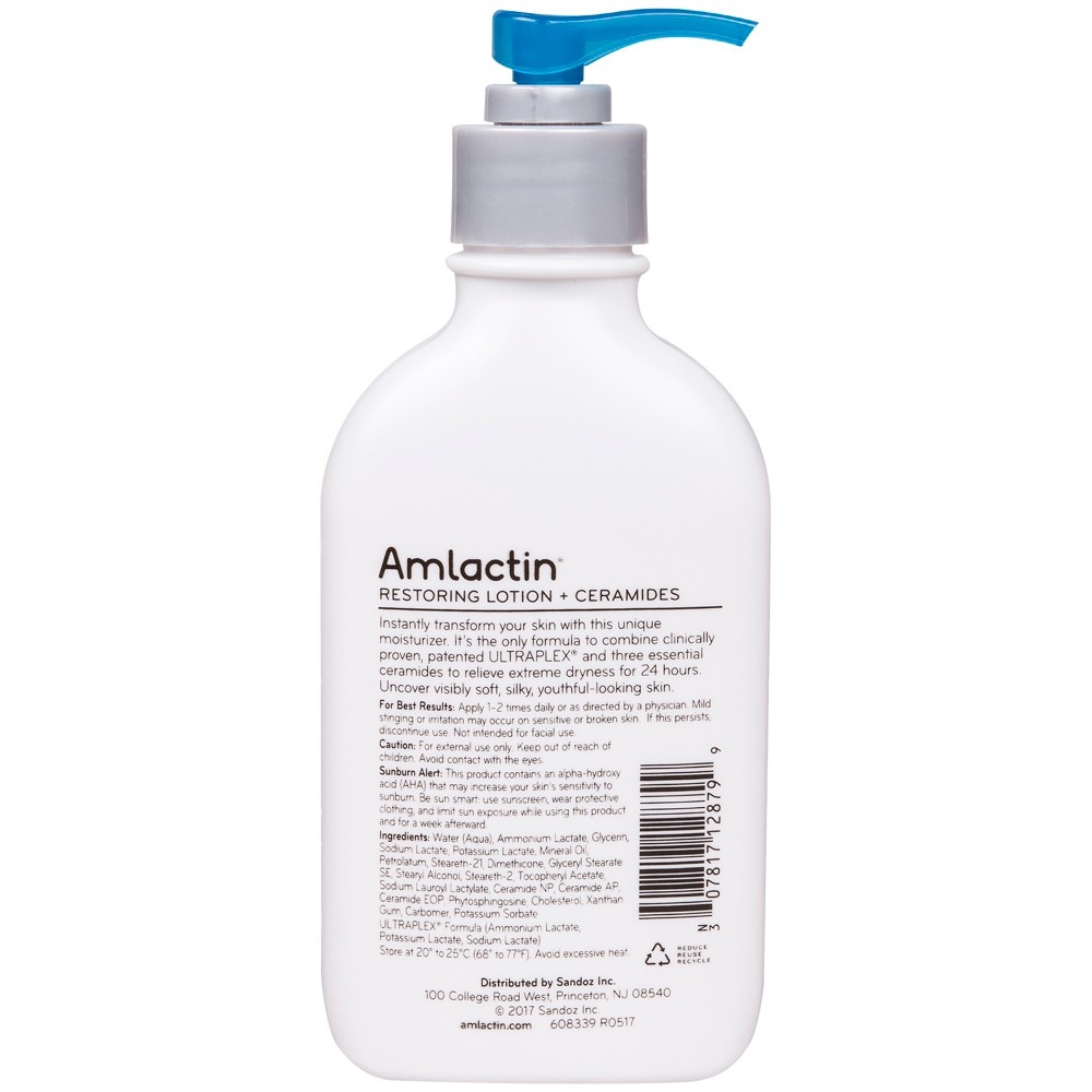 slide 2 of 4, AmLactin Alpha-Hydroxy Therapy Rapid Relief Restoring Lotion + Ceramides, 7.9 oz