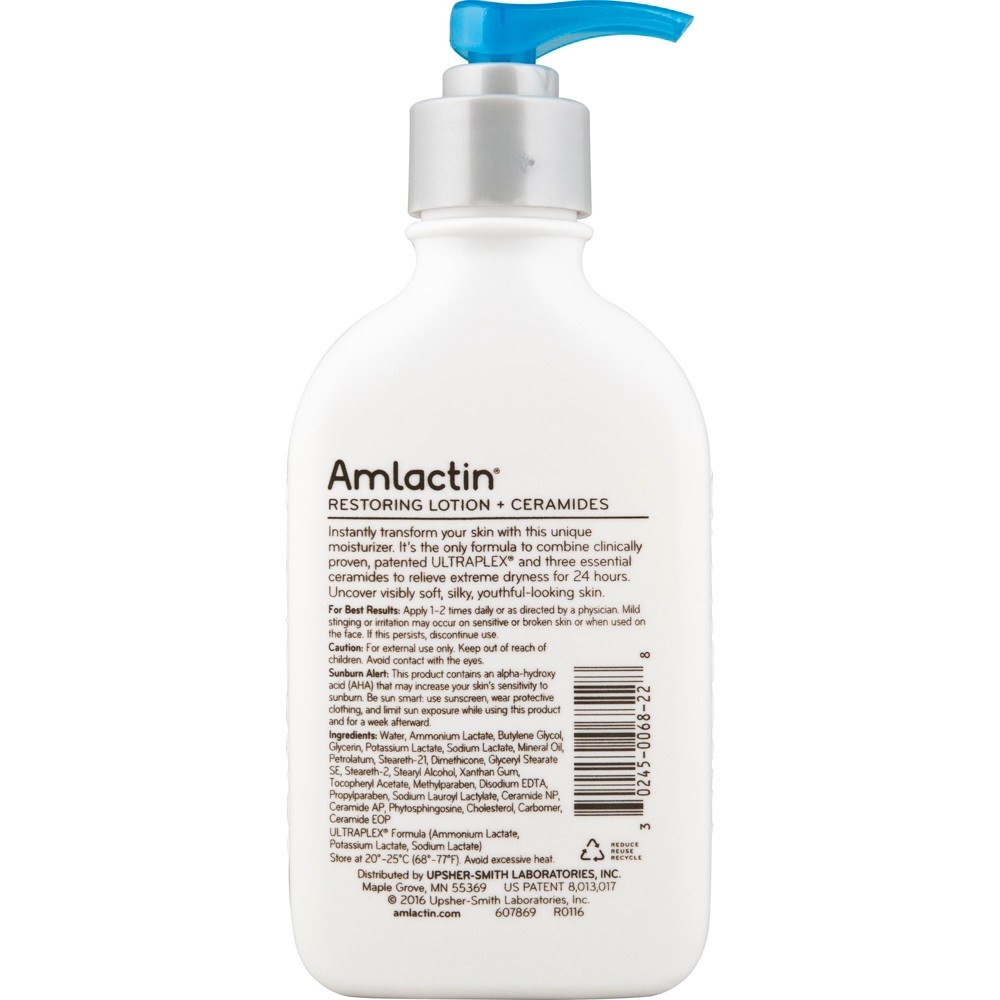 slide 4 of 4, AmLactin Alpha-Hydroxy Therapy Rapid Relief Restoring Lotion + Ceramides, 7.9 oz