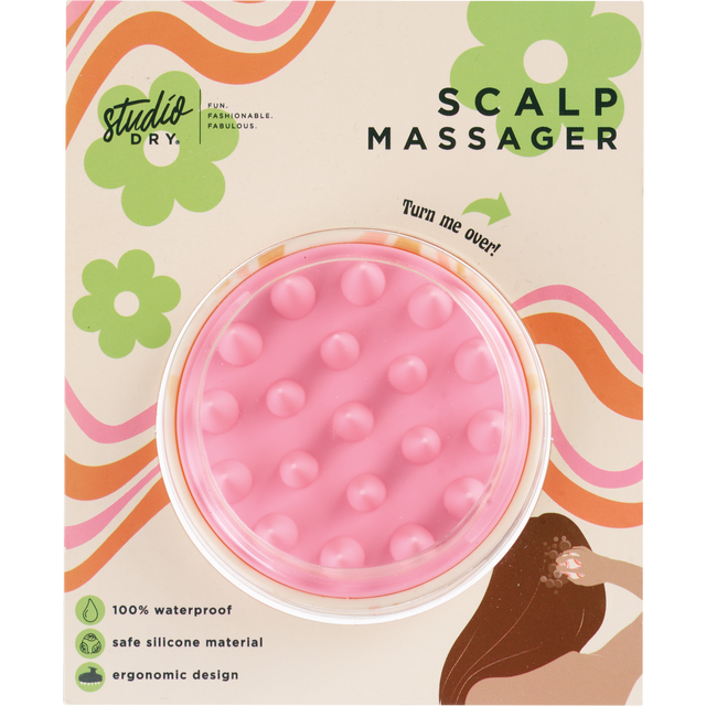 slide 1 of 1, UPPER CANADA Sd Printed Scalp Massgr Org & Purpl, 1 ct