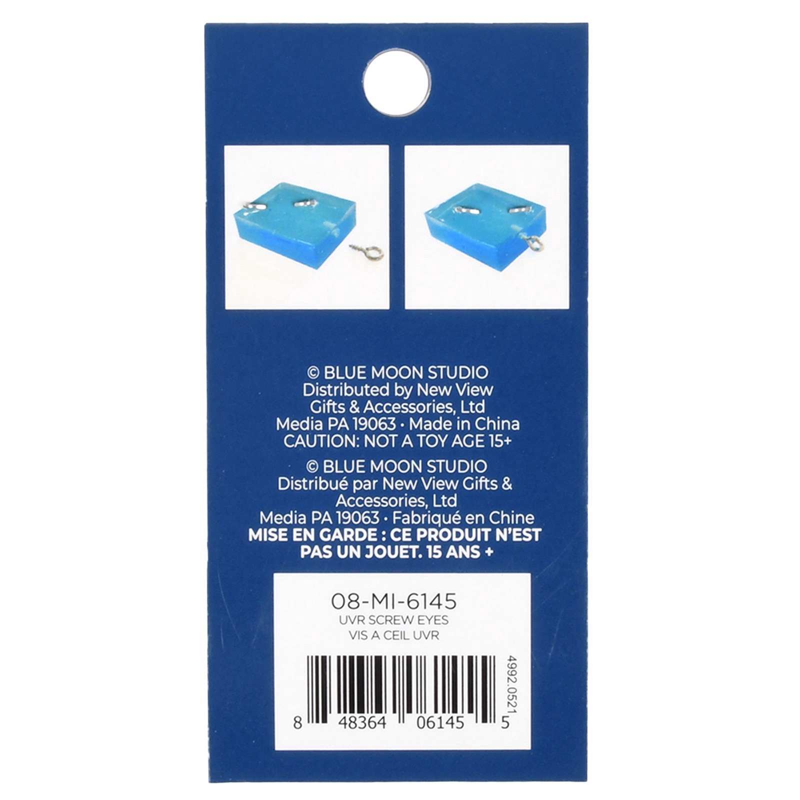 slide 2 of 5, Blue Moon Studio Uv Resin Craft Screw Eyes, 4mm x 9mm