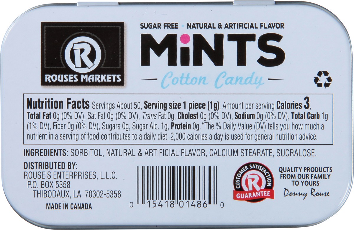 slide 6 of 11, Rouses Markets Rous Mints Cotton Candy, 1.76 oz
