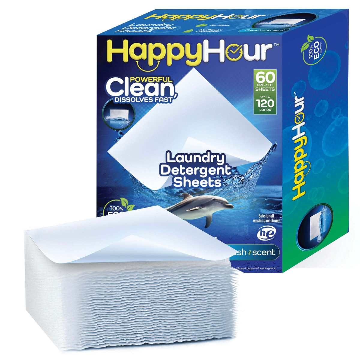 slide 1 of 5, ASOTV Happy Hour Laundry Sheets, 1 ct