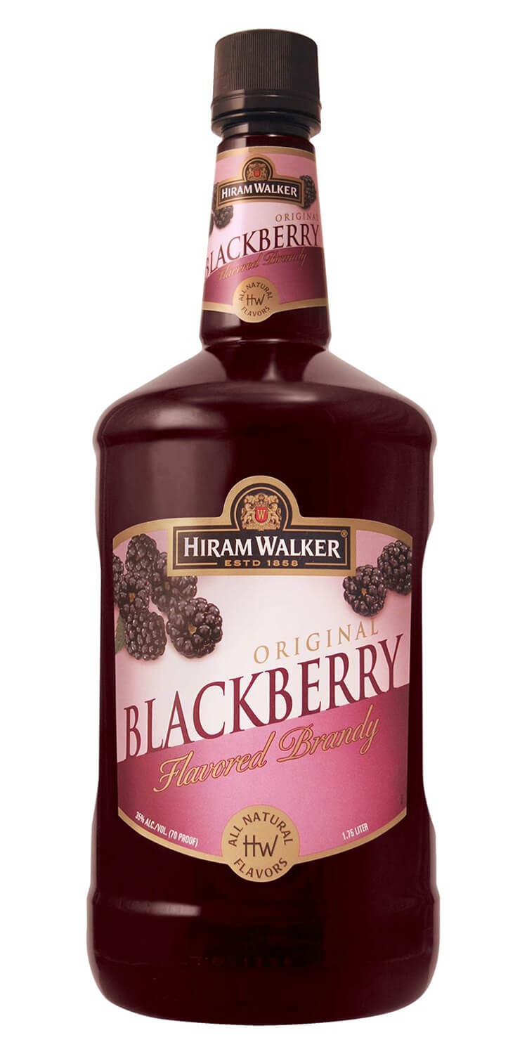 slide 1 of 1, Hiram Walker Original Blackberry Flavored Brandy, 1.75 liter