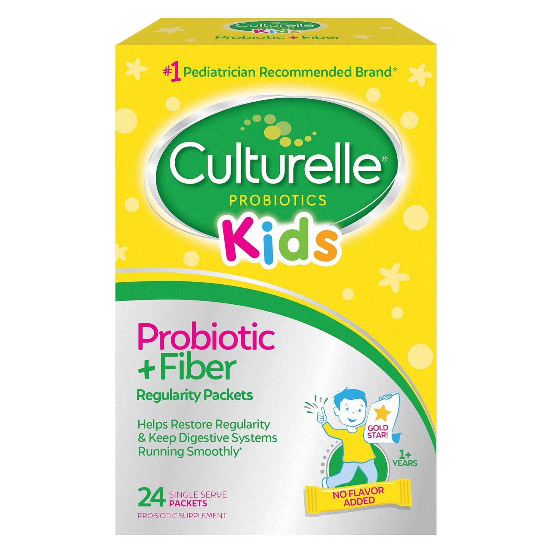 slide 1 of 12, Culturelle Kids Probiotics Regularity Gentle-Go Formula Packets, 24 ct
