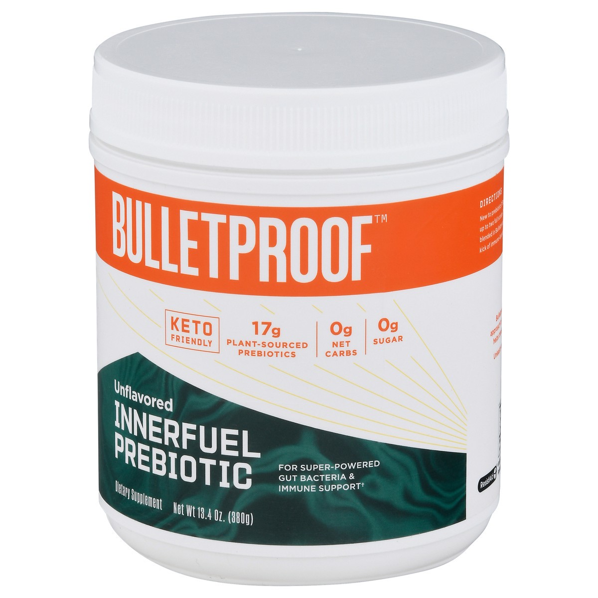 slide 7 of 13, Bulletproof Unflavored InnerFuel Prebiotic 13.4 oz, 6 oz