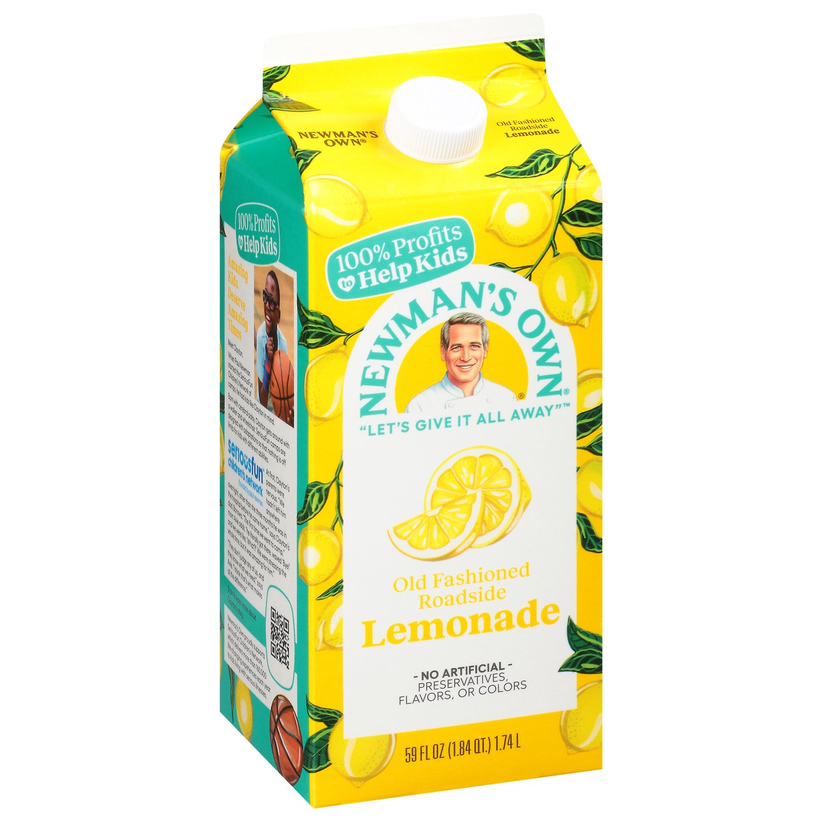 slide 2 of 9, Newman's Own Refrig Old Fash Lemonade 15% - 59 fl oz, 59 fl oz