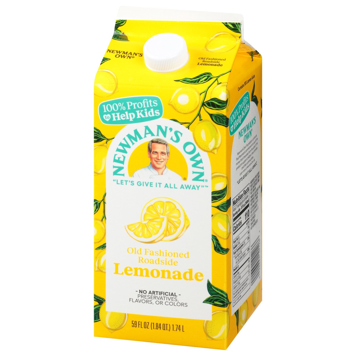 slide 8 of 9, Newman's Own Refrig Old Fash Lemonade 15% - 59 fl oz, 59 fl oz