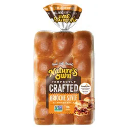 Nature's Own Perfectly Crafted Brioche Style Butter Rolls 12 ea