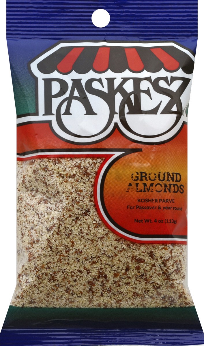 slide 3 of 3, Paskesz Almonds 4 oz, 4 oz