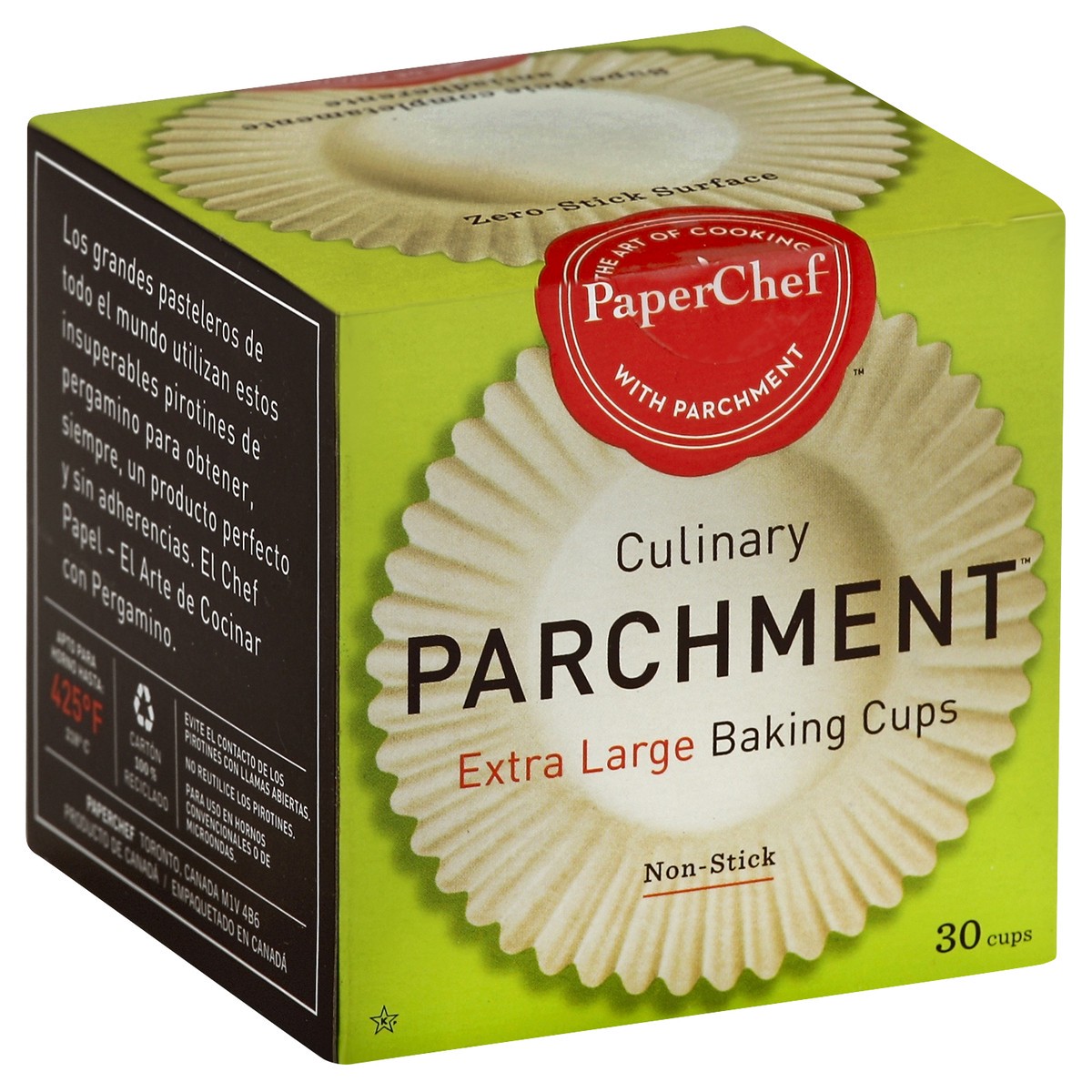 slide 3 of 4, PaperChef Parchment Baking Cups Xl, 30 ct