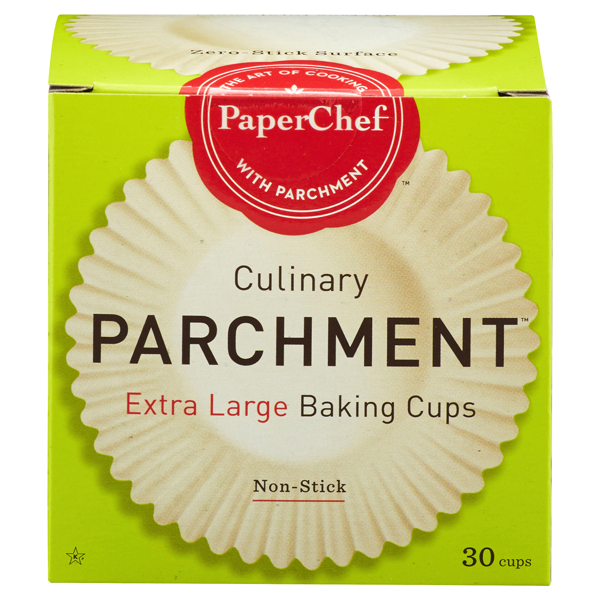 slide 1 of 1, PaperChef Parchment Baking Cups Xl, 30 ct