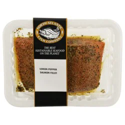 North Atlantic Fish Company Lemon Pepper Salmon Fillet, Fresh, 1 ea