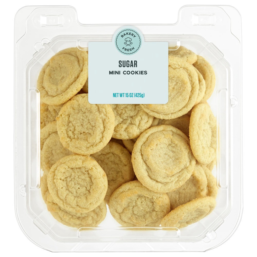 slide 1 of 2, Bakery Fresh Mini Sugar Cookies, 15 oz