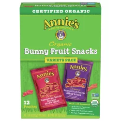 Annie's Organic Bunny Fruit Snacks Variety Pack