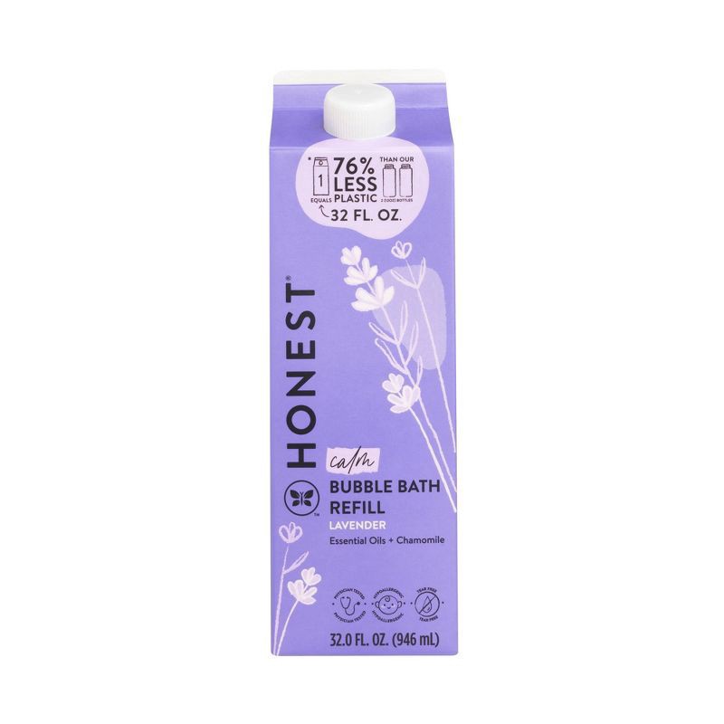 slide 1 of 11, The Honest Company Calm Bubble Bath Refill - Lavender - 32 fl oz, 32 oz
