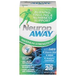 NeuropAWAY Maximum Strength Topical Gel 2 oz