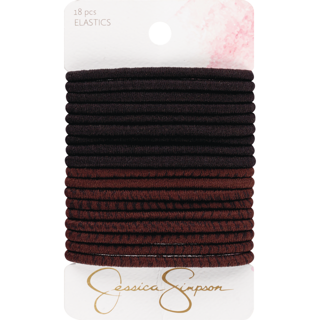 slide 1 of 1, JESSICA SIMPSON 18Pk 4Mm Nd Elastics Js Blk, 1 ct