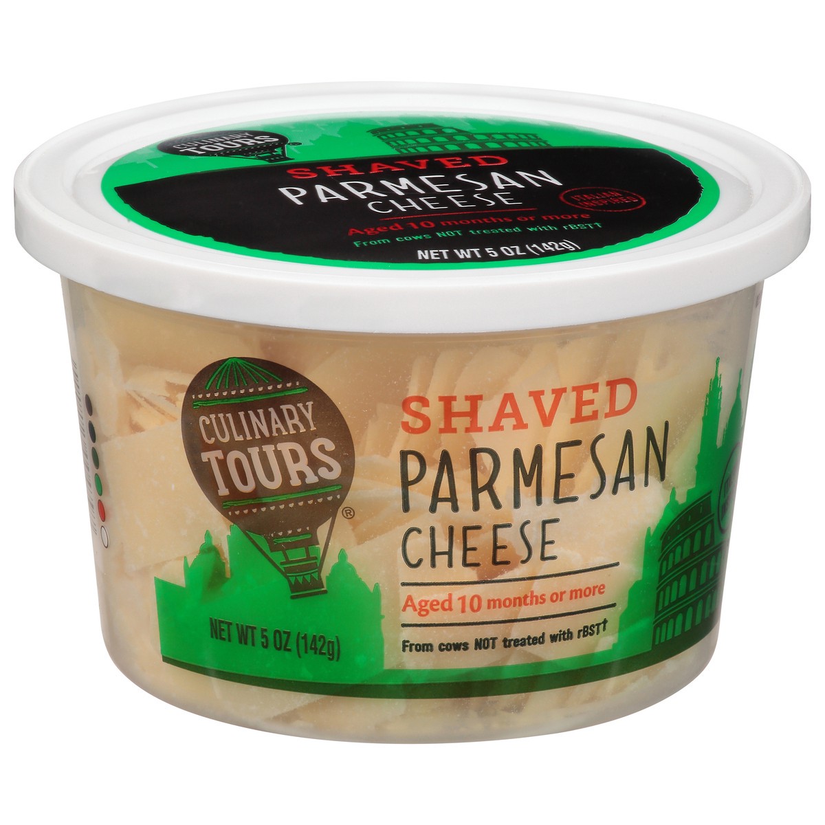 slide 4 of 9, Culinary Tours Parmesan Shaved Cheese 5 oz, 5 oz