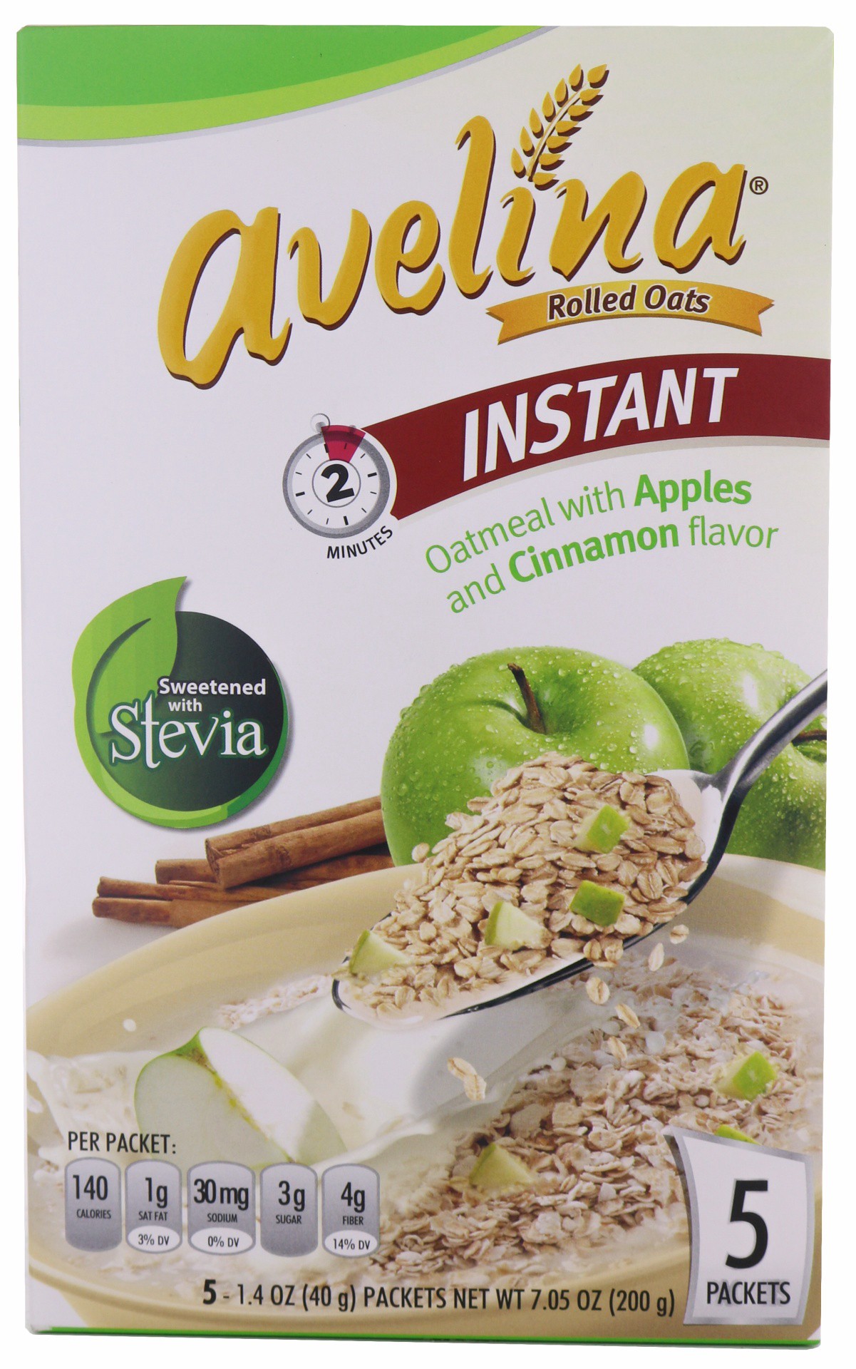 slide 1 of 1, Avelina Avena De Manzana, 200 gram