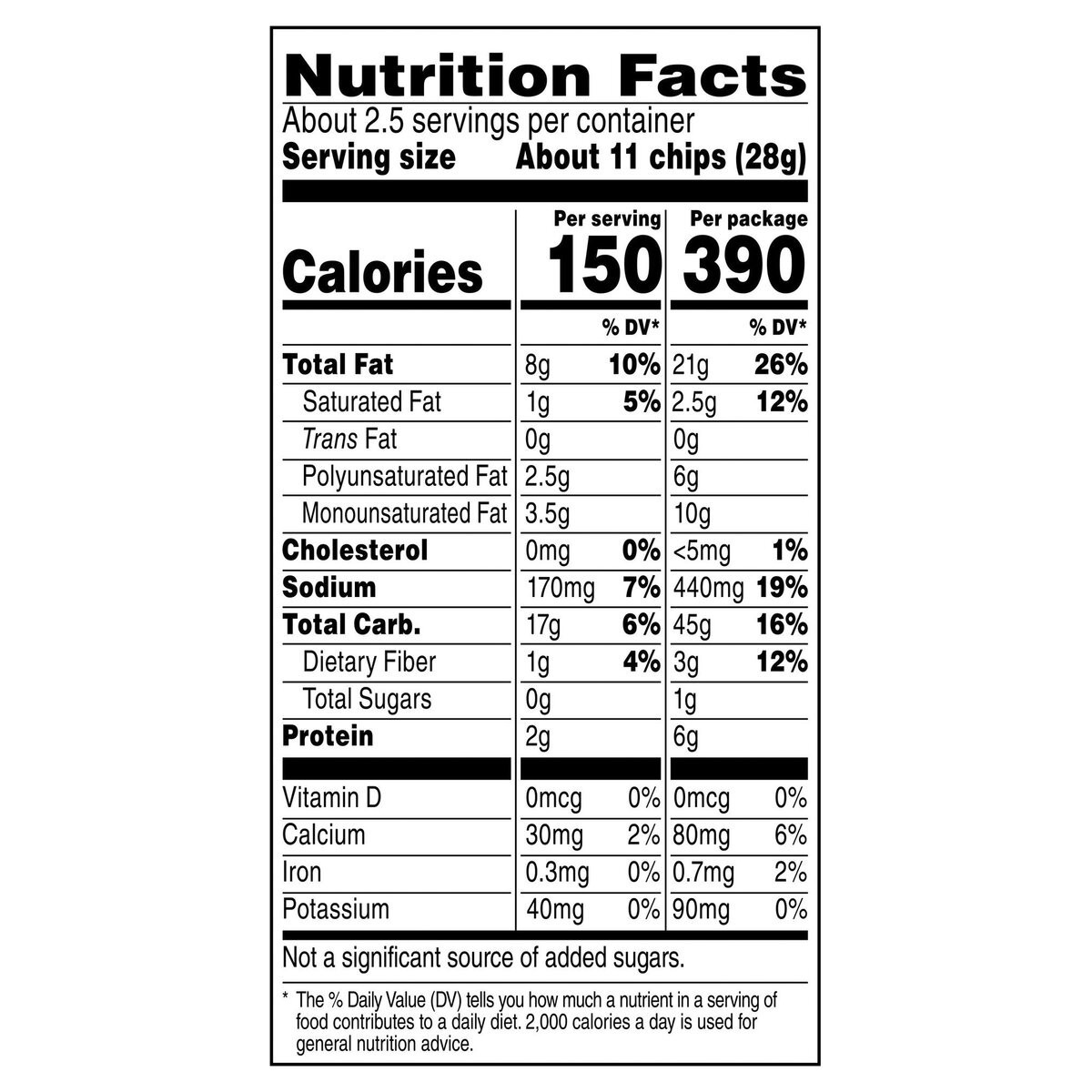 slide 4 of 5, Doritos Simply Organic White Cheddar Flavored Tortilla Chips 2.625 oz, 2.62 oz