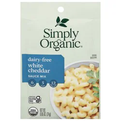 Simply Organic Whte Cheddar Sauce Mix