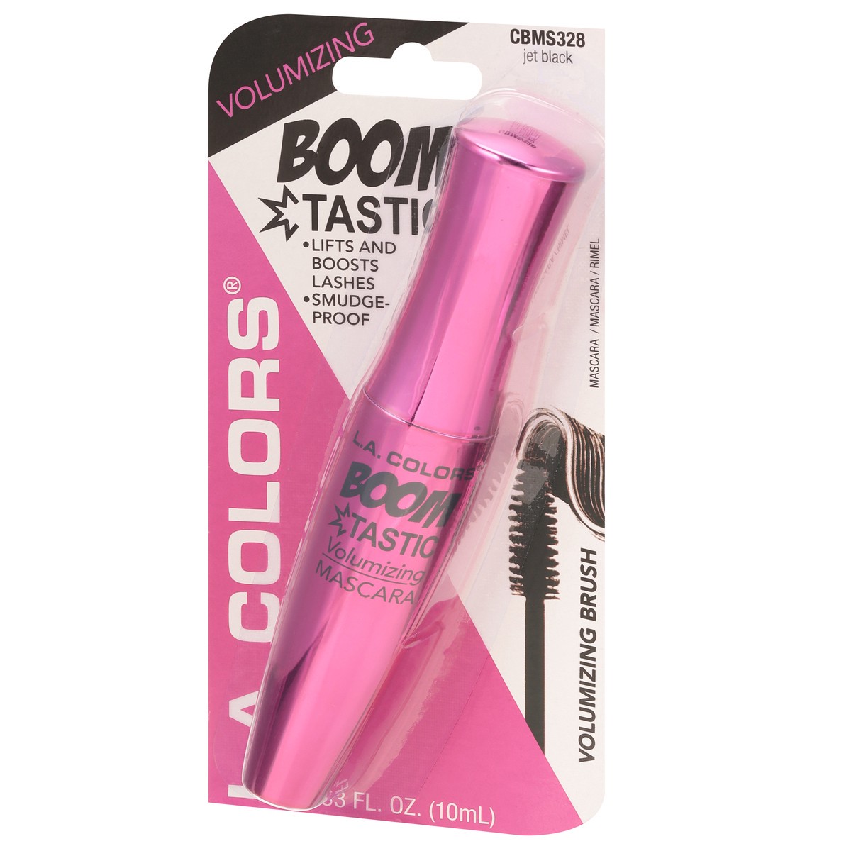 slide 3 of 10, L.A. Colors CBMS328 Jet Black Boomtastic Volumizing Mascara 0.33 fl oz, 1 ct