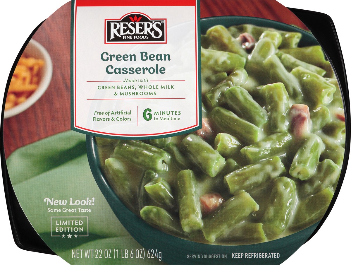 slide 4 of 8, Reser's Green Bean Casserole, 22 oz